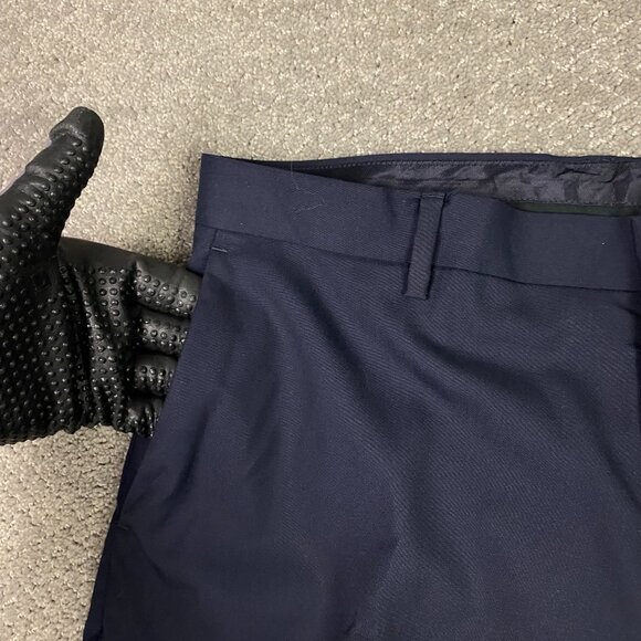 J. CREW Crosby Loro Piana Suit Pants Dress Mens 35 x 30 Fits 37 x 29.5 Navy Wool - Picture 3 of 16